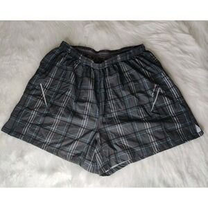 Brooks Running Shorts Womens Large Gray Equilibrium Technology Lined 4" Inseam